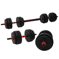 Kit d'haltères multifonctionnel réglable pour la musculation : haltères, barres et kettlebells