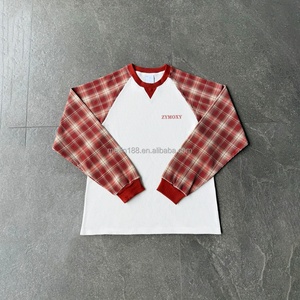 Clothing Manufacturers Custom <b>Waffle</b> Knit Long Sleeve <b>Shirt</b> Casual Oversized Loose Dtg Printing <b>Waffle</b> Knit Long Sleeve - Product Image 2