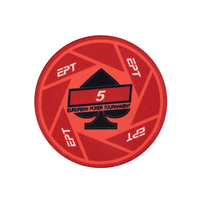 Jetons en céramique EPT professionnels de 39 mm personnalisés par sublimation à prix abordable YH