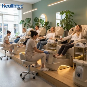 Customizable Color Spa Chair With Fiberglass Base & Handrail Drainage Pump Ambient Lighting M0680(9035-08) Chair Bed - Product Image 1