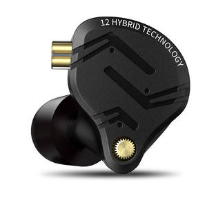 Auriculares intrauditivos profesionales <span class=keywords><strong>KZ</strong></span> ZS12 Pro X con conector QDC de 0.75 mm, aislamiento de ruido, diseño ergonómico, cableados, para presentaciones en vivo - Product Image 5
