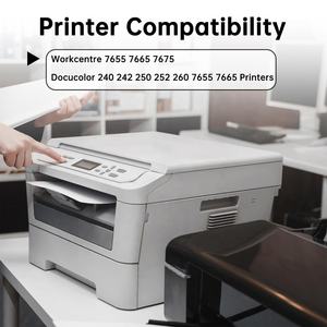 Cartuchos de Tóner para Xerox Docucolor 240, Compatibles con Xerox DocuColor 240/250/260 WorkCentre 7655/7665/7755 - Product Image 5