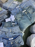 Jeans en denim skinny pour femmes en gros, collection printemps, origine Guangdong, tailles S-4XL