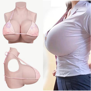 Prótesis de Senos de Silicona Extra Grandes para Drag Queen, Copa S, Pechos Falsos Sexys, de Hombre a Mujer, Pechos Naturales Extra Grandes, 7 Colores - Product Image 2