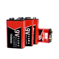 China Leverancier Oplaadbare Usb 9V 700Mah Batterijen Lithium Ion Polymeer Batterij