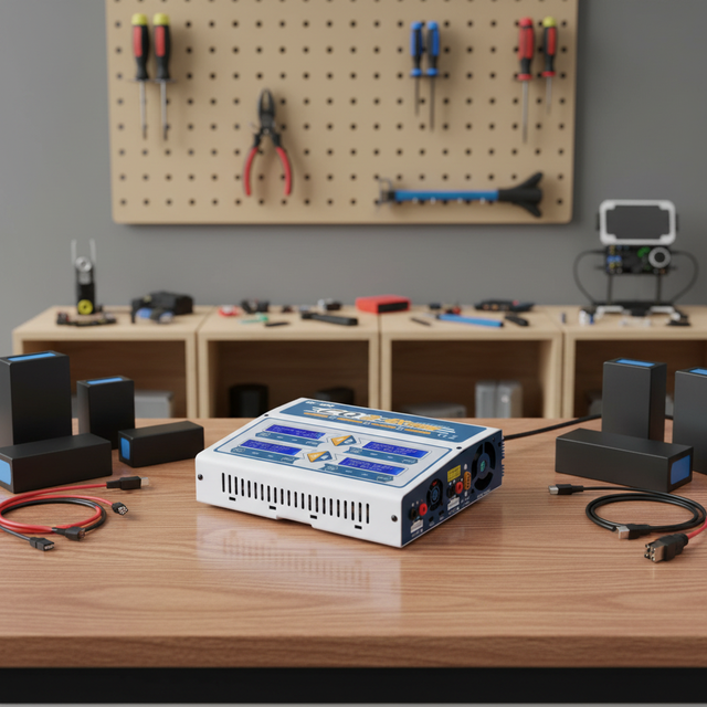 High Quality Cheap Price EV-PEAK 1-6S 4x100W Built-in Power Supply Quad Independent Output CQ3 High Power Balanced Charger