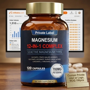 Consegna Rapida, Etichetta Privata Personalizzata, Complesso di Magnesio 12-in-1 ad Alto Assorbimento, il Tuo Partner Preferito per il Supporto alla Salute Generale - Product Image 1
