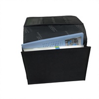 Soporte de nailon para registro y seguro de coche, organizador de billetera personalizado para documentos de coche con logotipo de Metal
