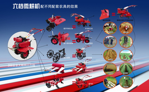 Máquina de corte de trigo, mini Timón de potencia de jardín, tractor pequeño, azada rotativa de <span class=keywords><strong>gasolina</strong></span> 170f, cuchilla rotativa profunda - Product Image 3