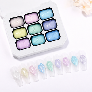 Abrltino <span class=keywords><strong>Serie</strong></span> Estiva Words: Gel UV Non Tossico per Unghie, Lunga Durata, 9 Colori Sfumati, per Nail Art Fai-da-te, Ingrosso - Product Image 4