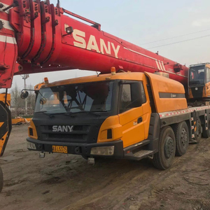 Grue sur camion Sany 100 tonnes bien entretenue, conforme EPA, avec pièces hydrauliques durables pour travaux d'ingénierie lourde - Product Image 1