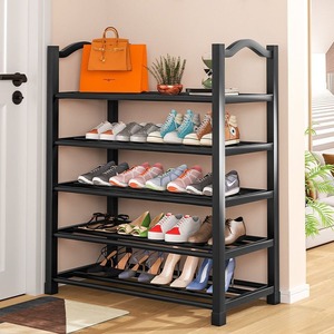 ชั้นวางรองเท้าแบบเรียบง่ายสำหรับใช้ในบ้าน หอพัก <span class=keywords><strong>บ้าน</strong></span><span class=keywords><strong>เช่า</strong></span> ขนาดเล็ก หลายชั้น - Product Image 2