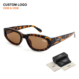 2025 Fashion Style Futuristic Fashion Small Oval Women Men Sunglasses UV400 Shades Luxury Designer Unisex Sun Glasses - Product Image 1