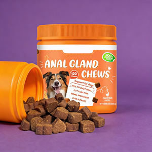 Masticables Blandos Avanzados para Glándulas Anales de Perros, Ayudan a Reducir el Rascarse y Lamer, con Mezcla de Fibra Natural, Sabor a Pollo - Product Image 2