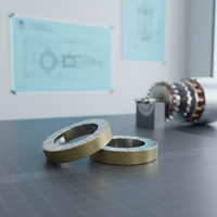 Anneau magnétique permanent à réseau Halbach personnalisable pour moteurs industriels, aimant en néodyme en arc pour lévitation magnétique