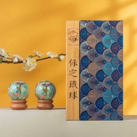 Boules de Baoding en fer de style chinois, faites à la main pour l'exercice des mains, coffret cadeau exquis