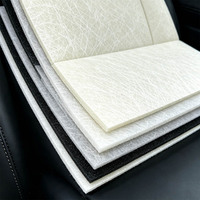Kit d'accessoires intérieurs de voiture POWERSTAR PU Sheet, luxueux et élégant, panneau de protection en plastique imperméable, personnalisable