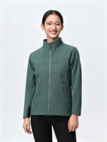 Veste softshell légère, coupe-vent et imperméable sans capuche pour le VTT, la chasse, la pêche, le camping, la navigation et la marche