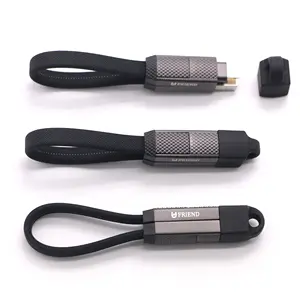 Convenient High Quality 4 In 1 Retractable Fast Charging USB 2.0 Cable Charging Cable For All Phone