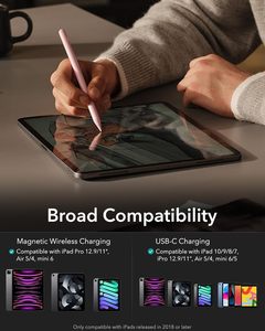 Lápiz para iPad 2018-2026 con Carga Inalámbrica Tipo-C, Modos Duales, Atracción Magnética, 10 Horas de Duración de la Batería, Compatible con iPad Pro - Product Image 4