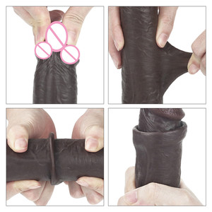 <span class=keywords><strong>9</strong></span> <span class=keywords><strong>Inch</strong></span> Levensechte Kunstmatige Penis Met Sterke Zuignap Dubbele Laag Zachte Siliconen Realistische <span class=keywords><strong>Dildo</strong></span> 'S Voor Vrouwen - Product Image 6