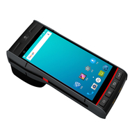 RUGLINE Android Terminal POS genggam, Label termal merekat sendiri Printer kode QR 2D pembaca kode batang NFC RFID stok PDA kasar