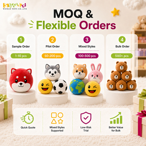 Jouets en peluche animaux en gros, personnalisables OEM, animaux en peluche ronds pour zoos, boutiques de cadeaux, écoles et programmes de souvenirs - Product Image 4