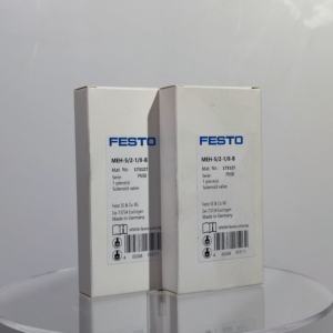 Válvula FES a MEH-<span class=keywords><strong>5</strong></span>/2-1/8-B, <span class=keywords><strong>5</strong></span>/2, Bobina Solenoide de 24VDC, Accionamiento Simple por Resorte, Rosca Hembra <span class=keywords><strong>G</strong></span> 1/8, Piloto Interno. Pieza MFR # : MEH-<span class=keywords><strong>5</strong></span>/2-1/8-B. | . RS Stock - Product Image 1