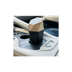 Poubelle de voiture ABS avec couvercle, poubelle de voiture portable, poubelle de voiture design diamant, poubelle avec service personnalisé - Product Image 2