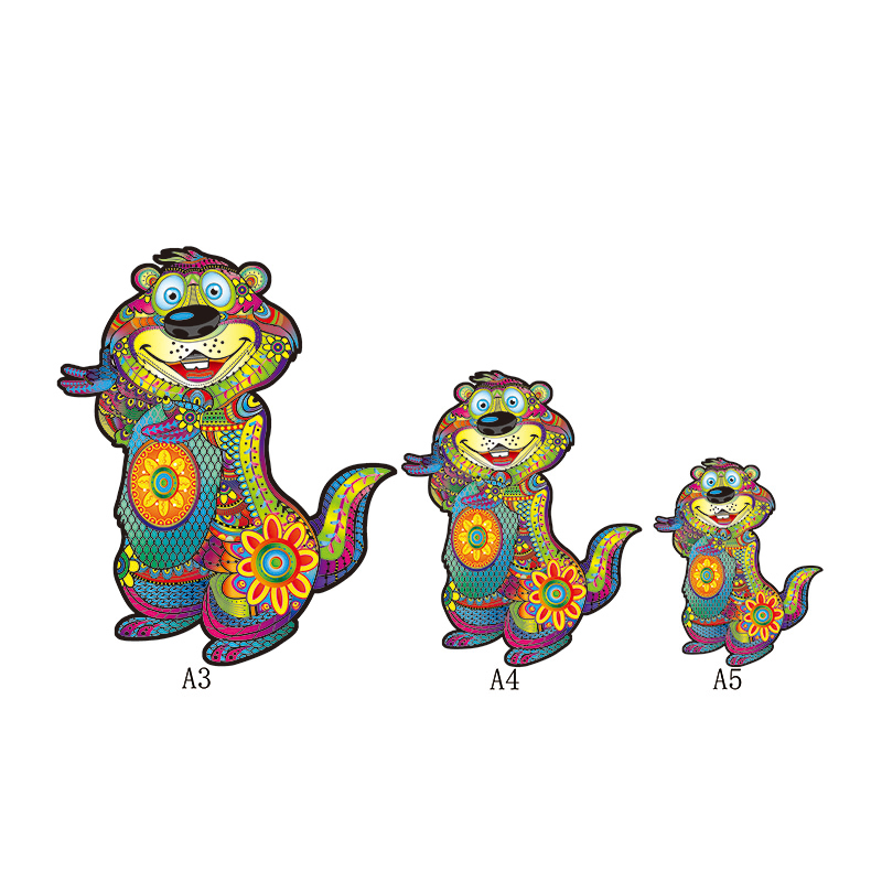 Лидер продаж, детская Развивающая игра, деревянная соединяющая игрушка, цветная деревянная головоломка с животными