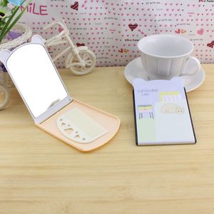 Korean Style <b>Mirror</b> And Comb Set <b>Rectangle</b> Plastic Folding Home Use Back To School Random Color Mixing - Product Image 2