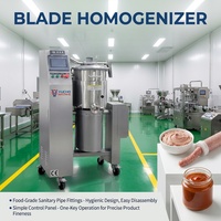Homogénéisateur à cylindre inclinable détachable YUCHO avec 10 brevets approuvés, lame en SUS304, pour la production professionnelle de cheesecake basque