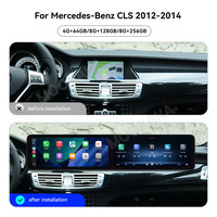 MOOKAKA-Lecteur DVD sans fil pour voiture, Android 14, 12.3 pouces, pour Mercedes-Benz CLS 2012-2014, Carplay, GPS, navigation multimédia