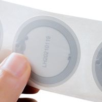 Icode Slix l 13,56 MHz Smart Tag ISO 15693 Industrielle Leere NFC RFID-Tags Aufkleber Etikett Benutzerdefiniert Programmierbar