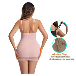 <span class=keywords><strong>Vestido</strong></span> Moldeador de Control Ligero <span class=keywords><strong>para</strong></span> Mujer, Lencería Sexy con Sujetador Incorporado, Ropa de Dormir Elegante, Faldas Interiores, <span class=keywords><strong>Vestido</strong></span> Reductor de Media Pierna - Product Image 5