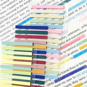 20-Pack Multicolor PET Index Tabs Memo <b>Pad</b>-Writable Self-Adhesive Sticky Notes for Page Marking & File Classification - Product Image 3