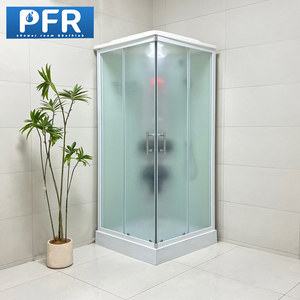 <span class=keywords><strong>Cabine</strong></span> <span class=keywords><strong>de</strong></span> <span class=keywords><strong>douche</strong></span> à vapeur moderne PFR avec porte coulissante, verre <span class=keywords><strong>de</strong></span> 5 mm, plateau en ABS, cadre en acier inoxydable, <span class=keywords><strong>poignée</strong></span> pour la maison ou l'hôtel - Product Image 1