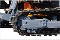 Foreuse sur chenilles à moteur diesel KGH5A avec pompe de collecte de poussière et boîte de vitesses, foreuse minière de 35 m pour dynamitage