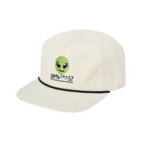Casquette Performance 6 Panneaux Personnalisable avec Logo Brodé 3D, Casquette en Velours Côtelé et Casquette Snapback