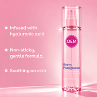 Brume corporelle parfumée longue durée Baies et Grenade pour Femme, hydratante à l'acide hyaluronique, spray corporel fruité et floral 200ml