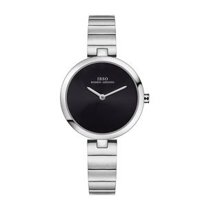 Haute qualité <span class=keywords><strong>IBSO</strong></span> 6809 montre pour femme à la mode nouveau Style rond Vintage petite montre en argent minimaliste étanche montre à Quartz - Product Image 5