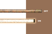 Diffuseur de bande d'extrusion en plastique LED, PC flexible, noir marbré, opale, plusieurs couleurs, abat-jour de canal, lumière linéaire, couverture
