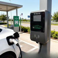 Estación de Carga para Vehículos Eléctricos Jinghu para Exteriores, 7-22kW, Tipo 2, Enchufe de Pared, Plataforma OCPP Lista para Usar, Resistente a la Intemperie IP54, TA-AC-P-P