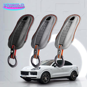 Custodia Protettiva Più Venduta in Pelle Scamosciata per Chiave Smart Fob Auto, Organizer per Chiavi Compatibile con <span class=keywords><strong>Accessori</strong></span> per Chiavi <span class=keywords><strong>Porsche</strong></span> - Product Image 1
