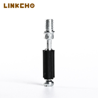 Connecteurs invisibles 3-en-1 en alliage auto-perceurs pour meubles, vis de fixation pour plaque de lit, boulons LINKCHO LZ-0112
