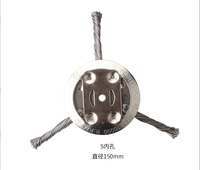Roue de fenaison à fil de 8 pouces pour tondeuses à gazon torsadées tête de fenaison à fil de 6 pouces accessoires outils de jardin disques de brosse de désherbage