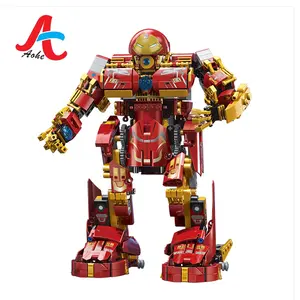 Mold KING 15039 Mainan Kreatif APP RC Bermotor MK Buster Robot Model Perakitan Blok Bangunan Mainan Bata untuk Anak-anak