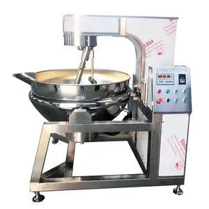 Industrial Electric Heating Tilting Automatic Planetary Cooker Self Stirring Gas Cooking Pot With Planetary Mixer