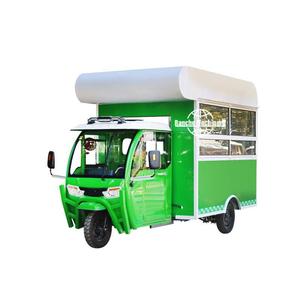 Carrito de Comida Móvil Eléctrico Completo con Construcción de Acero Inoxidable, Diseño de 3 Ruedas para Servicio de Comida Rápida - Product Image 1