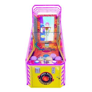 Machine de basket-ball d'arcade d'intérieur à monnayeur avec écran LCD, version anglaise, 2 joueurs, garantie 1 an pour centres de divertissement - Product Image 1